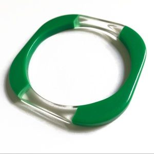 Vintage Lucite and Acrylic Bangle